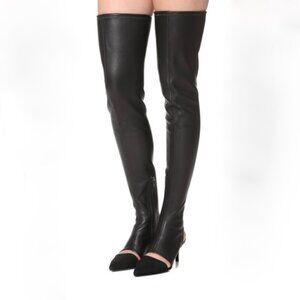 Opening Ceremony Genevoise Over Knee Boots Thigh High Leather Boots